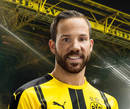 Autogrammkarte von Conzalo Castro, Mittelfeldspieler von Borussia Dortmund zur Saison 2016/2017