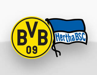 Spielpaarung Borussia Dortmund - Hertha BSC