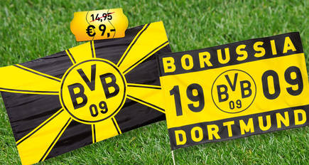 Flagge 60 x 90 cm BVB 09 DFB-Pokalsieg 2017 Borussia Dortmund Fahne 
