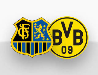 Spielpaarung 1. FC Saarbrücken - Borussia Dortmund